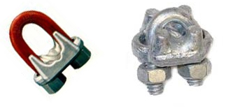 U-BOLT CABLE CLAMPS / CLIPS