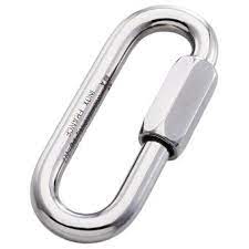 Stainless Steel - WIDE GATE Oval Rapid Links